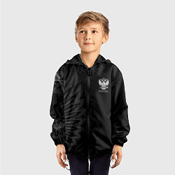 Ветровка с капюшоном детская Russia Black Side New 202223, цвет: 3D-черный — фото 2
