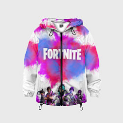 Ветровка с капюшоном детская Фортнайт - Fortnite - Форточка, цвет: 3D-черный