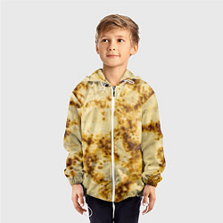 Ветровка с капюшоном детская Жареный блин, цвет: 3D-белый — фото 2
