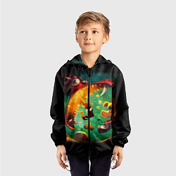Ветровка с капюшоном детская Rayman Legend, цвет: 3D-черный — фото 2