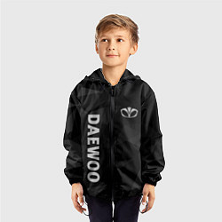 Ветровка с капюшоном детская Daewoo Дэу, цвет: 3D-черный — фото 2