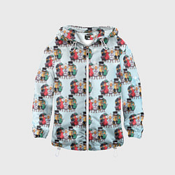 Ветровка с капюшоном детская Goose Goose Duck team, цвет: 3D-белый