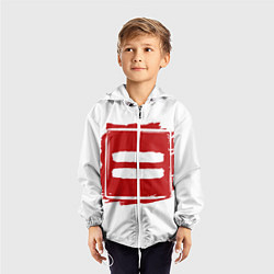 Ветровка с капюшоном детская Ed Sheeran Equals, цвет: 3D-белый — фото 2