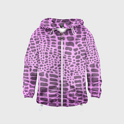 Детская ветровка Розовая рептилия
