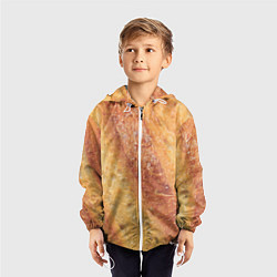 Ветровка с капюшоном детская Корочка батона, цвет: 3D-белый — фото 2