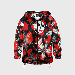 Детская ветровка Рождественские паттерны орнамент