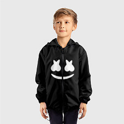 Ветровка с капюшоном детская Крис Комсток, цвет: 3D-черный — фото 2