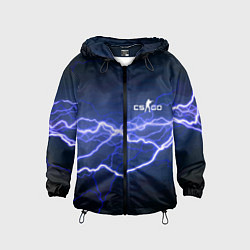 Ветровка с капюшоном детская Counter Strike - lightning, цвет: 3D-черный