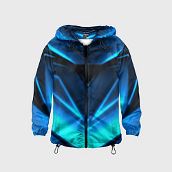 Детская ветровка Geometry stripes неон