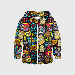 Ветровка с капюшоном детская Choose joy, цвет: 3D-белый