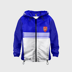 Ветровка с капюшоном детская Arsenal fc sport geometry, цвет: 3D-черный
