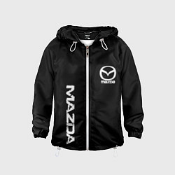 Детская ветровка Mazda white logo