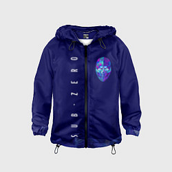 Ветровка с капюшоном детская Mortal Kombat - Саб-Зиро, цвет: 3D-черный