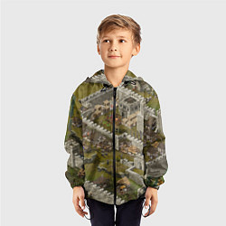 Ветровка с капюшоном детская Stronghold Crusader Definitive Edition, цвет: 3D-черный — фото 2