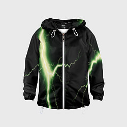 Детская ветровка Lightning yellow текстура