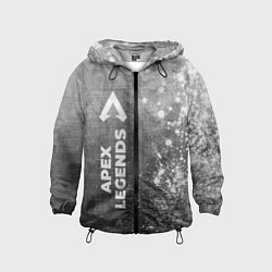Ветровка с капюшоном детская Apex Legends - grey gradient по-вертикали, цвет: 3D-черный
