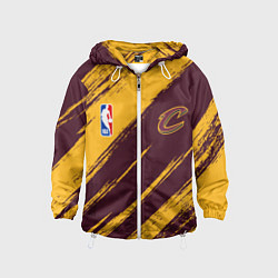 Ветровка с капюшоном детская Кливленд Кавальерс - команда НБА, цвет: 3D-белый