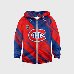 Детская ветровка Монреаль Канадиенс - брызги