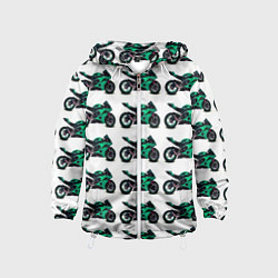 Детская ветровка Motorcycle turquoise