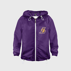 Ветровка с капюшоном детская NBA Lakers, цвет: 3D-белый