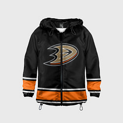 Ветровка с капюшоном детская Anaheim Ducks Selanne, цвет: 3D-черный