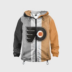 Ветровка с капюшоном детская Philadelphia Flyers, цвет: 3D-черный
