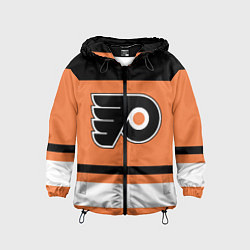 Ветровка с капюшоном детская Philadelphia Flyers, цвет: 3D-черный