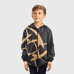 Ветровка с капюшоном детская Ninjas in Pyjamas, цвет: 3D-черный — фото 2