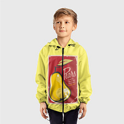 Ветровка с капюшоном детская Правильное питание, цвет: 3D-черный — фото 2
