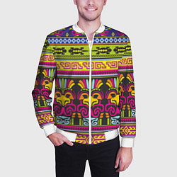 Бомбер мужской Мексика, цвет: 3D-белый — фото 2