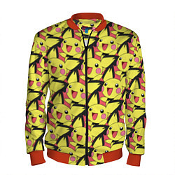 Бомбер мужской Pikachu, цвет: 3D-красный