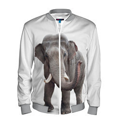 Бомбер мужской Большой слон, цвет: 3D-меланж