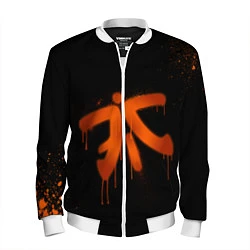 Бомбер мужской Fnatic: Black collection, цвет: 3D-белый