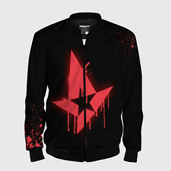 Бомбер мужской Astralis: Black collection, цвет: 3D-черный