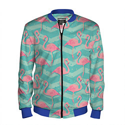 Мужской бомбер Flamingo Pattern