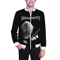 Бомбер мужской Dave Mustaine, цвет: 3D-белый — фото 2