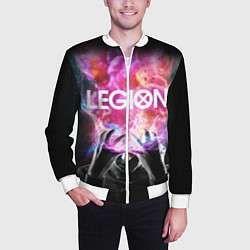 Бомбер мужской Legion Minds, цвет: 3D-белый — фото 2