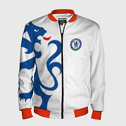 Бомбер мужской FC Chelsea: White Lion, цвет: 3D-красный