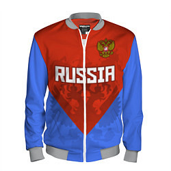 Мужской бомбер Russia Red & Blue