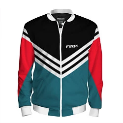 Бомбер мужской Firm 90s: Arrows Style, цвет: 3D-белый