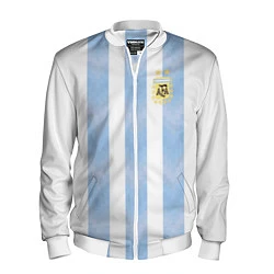 Бомбер мужской Сборная Аргентины, цвет: 3D-белый