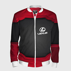 Бомбер мужской LEXUS SPORT, цвет: 3D-белый