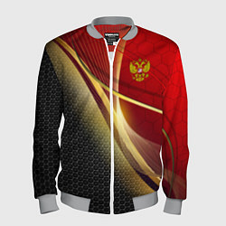 Бомбер мужской RUSSIA SPORT: Gold Collection, цвет: 3D-меланж