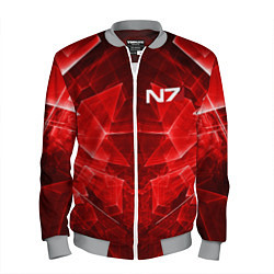 Бомбер мужской Mass Effect: Red Armor N7, цвет: 3D-меланж