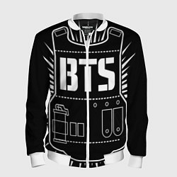 Бомбер мужской BTS ARMY, цвет: 3D-белый