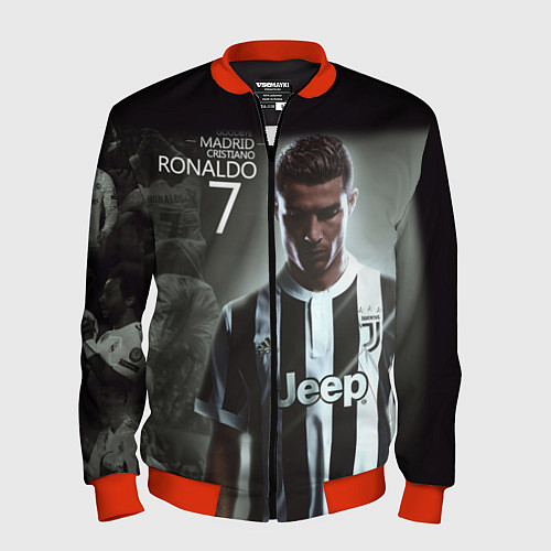 Мужской бомбер RONALDO 7 / 3D-Красный – фото 1