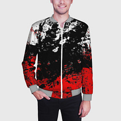 Бомбер мужской Брызги красок, цвет: 3D-меланж — фото 2