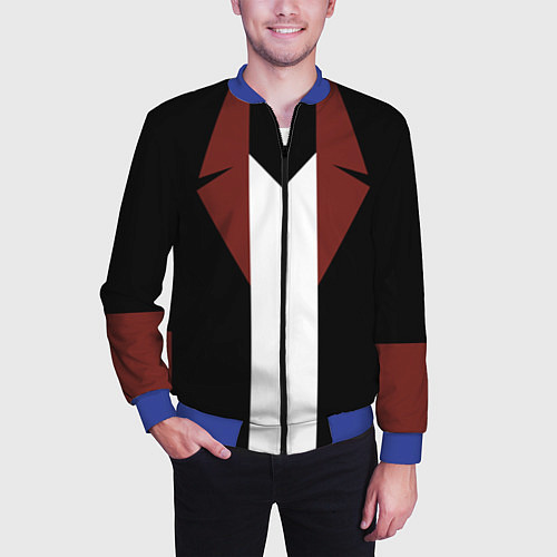 Мужской бомбер DMC: Dante / 3D-Синий – фото 3