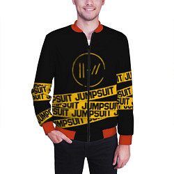 Бомбер мужской Twenty One Pilots: Jumpsuit, цвет: 3D-красный — фото 2