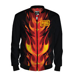 Бомбер мужской PUBG: Hell Flame, цвет: 3D-черный